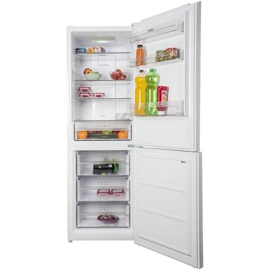 Sauber SC186B Frigorífico Combi A+ Blanco