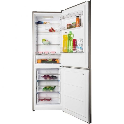 Sauber SC186I Frigorífico Combi A+ Inox