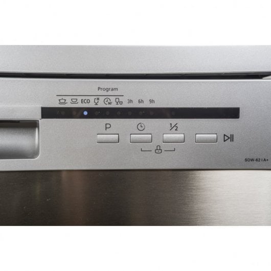 Sauber SDW62I Lavavajillas Capacidad 12 Cubiertos A+ Acero Inoxidable