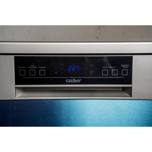 Sauber SDW61I Lavavajillas Capacidad 15 Cubiertos A++ Acero Inoxidable