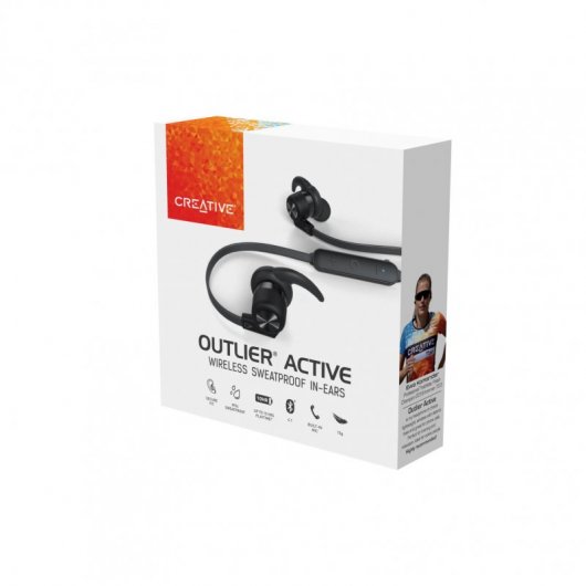 Creative Creative Outlier Sports Auriculares Sem Fios Preto