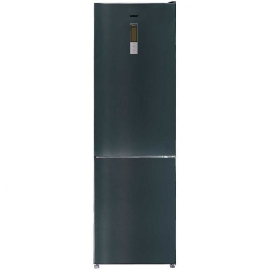 Sauber SCC201B Frigorífico Combi E Cristal Negro