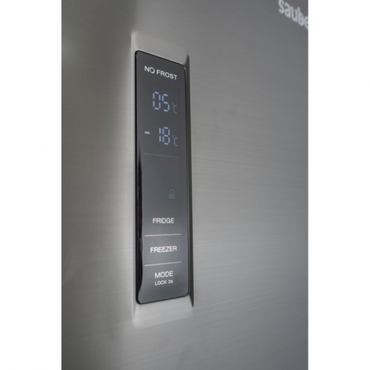 Sauber SAC180 Frigorífico Americano A+ Inox
