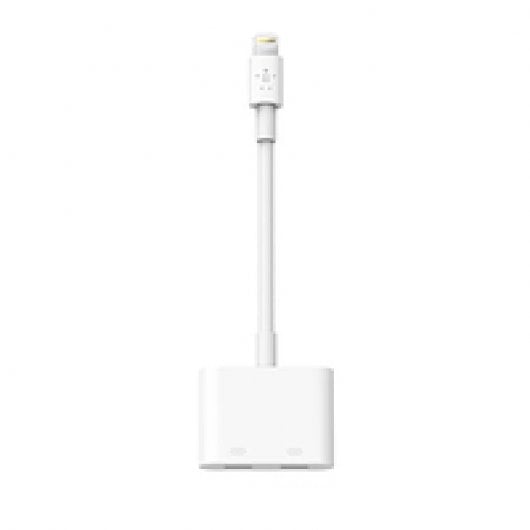 Adattatore audio Belkin Rockstar™ + ricarica Lightning Bianco