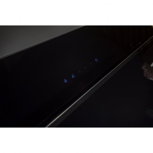 Sauber SCDP90B Campana Decorativa 90cm Cristal A Negro