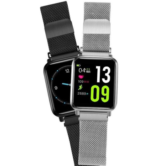 Fierro Yoss Bluetooth 4.0 Écran IPS Noir Étanche IP67 Pulsomètre Podomètre