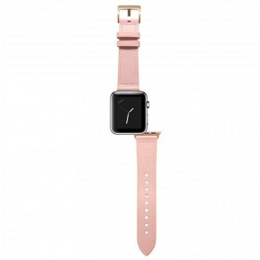 Unotec Correa Cuero Rosa para Apple Watch 38/40 mm