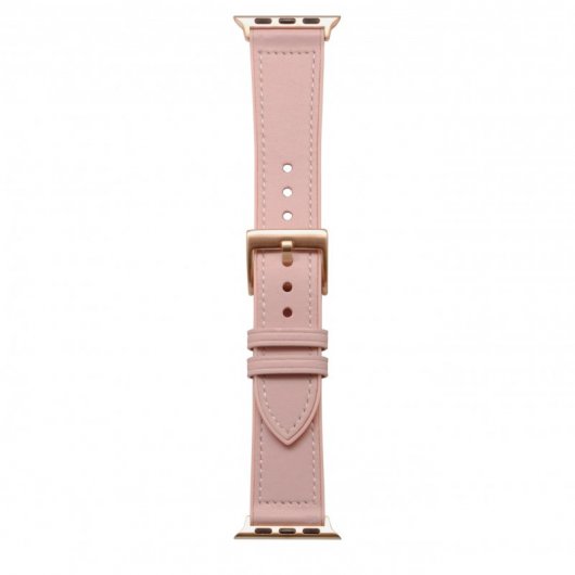 Unotec Correa Cuero Rosa para Apple Watch 38/40 mm