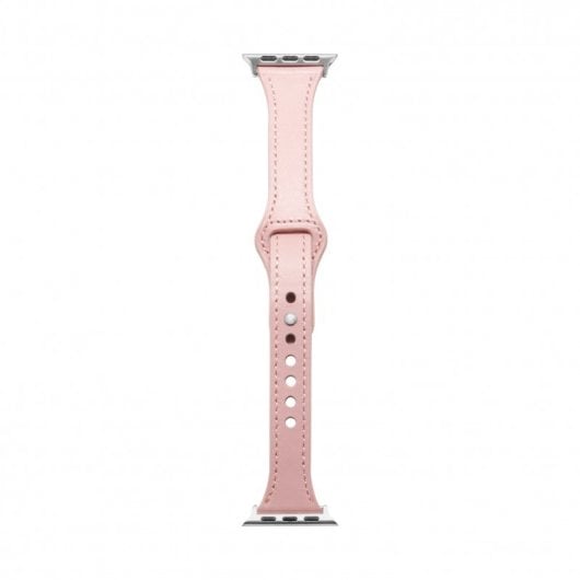 Unotec Correa Cuero Rosa Claro para Apple Watch 38/40mm