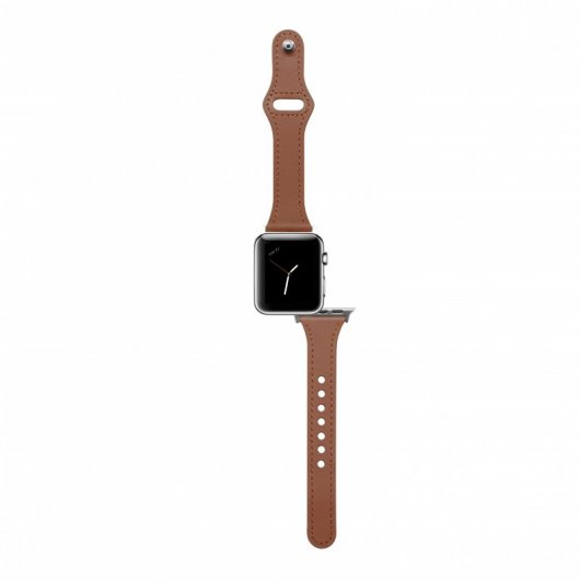 Unotec Correa Cuero Marrón para Apple Watch 38/40mm