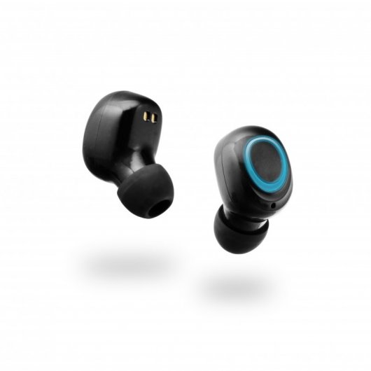 Unotec TWIN 5 Auriculares Bluetooth con Powerbank Negro