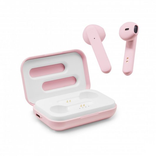 Unotec Twin X Pro Auriculares Bluetooth Rosa