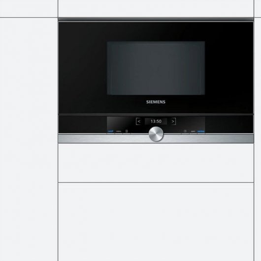 Siemens iQ700 BF634LGS1 Micro-onde encastrable 21L 900W Noir/Inox