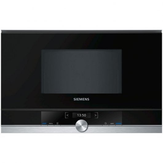 Siemens iQ700 BF634LGS1 Micro-onde encastrable 21L 900W Noir/Inox