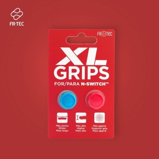 FR-TEC Grips Pro XL Neon Blue/Red para Nintendo Switch