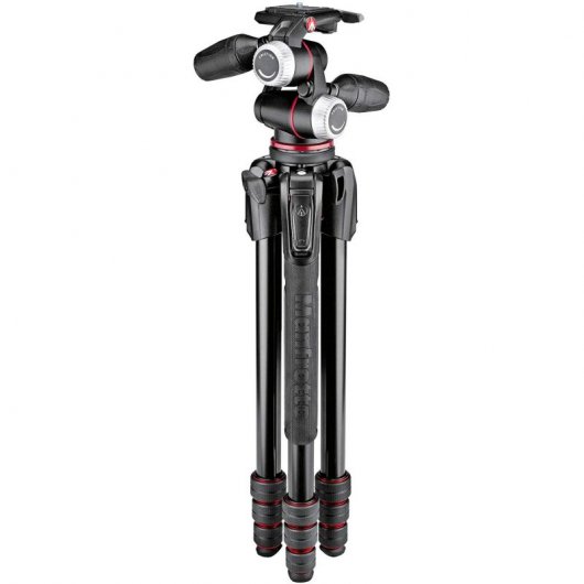 Manfrotto 190Go! Serie M Trípode de Aluminio con Rótula 3-Way