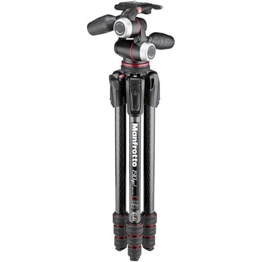 Manfrotto 190Go! Serie M Trípode de Fibra de Carbono con Rótula 3-Way