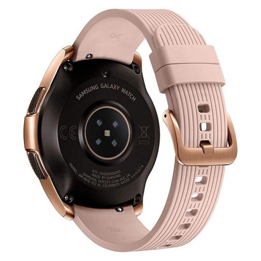 Samsung Galaxy Watch Bluetooth GPS NFC 42mm Super AMOLED Rosa Resistente Água 5ATM