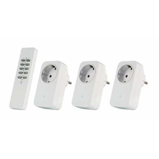 Trust AC3-1000R Pack 3 Enchufes + 1 Mando para Conmutación Inalámbrica