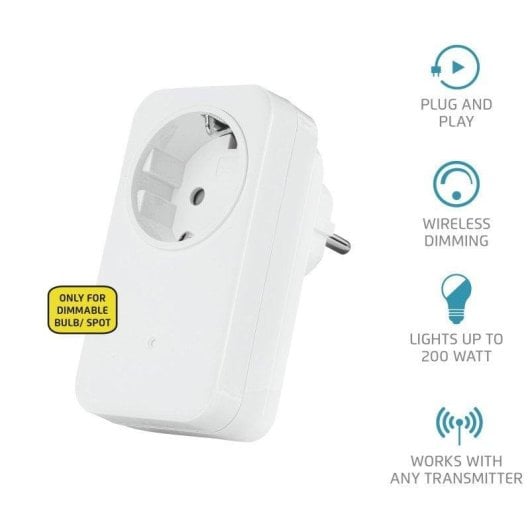 Intelligente Steckdose Trust AC-200 RF Sprachsteuerung Dimmfunktion