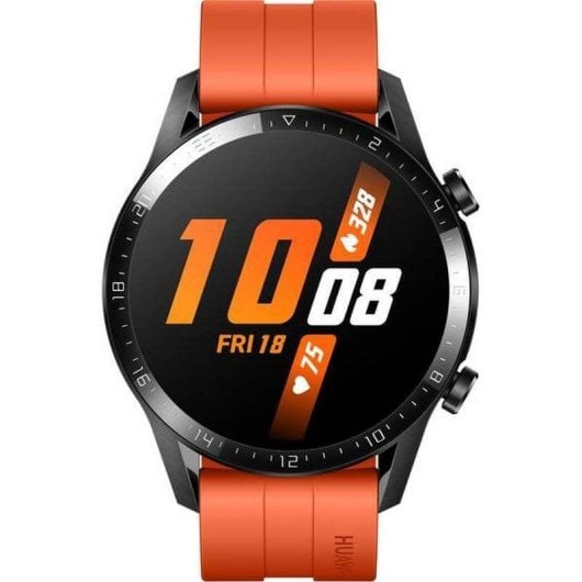 Huawei Watch GT 2 Bluetooth GPS 46mm AMOLED Sunset Orange L Resistenza Acqua 5ATM Cardiofrequenzimetro