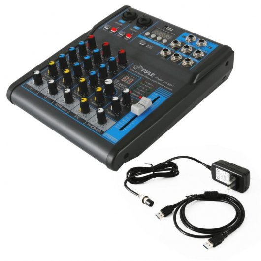 Pyle PMXU43BT Mesa de Mezclas 4 Canales