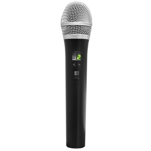 Pyle PDWM3375 Sistema Microfones Sem Fios de Mão UHF 2 Canais