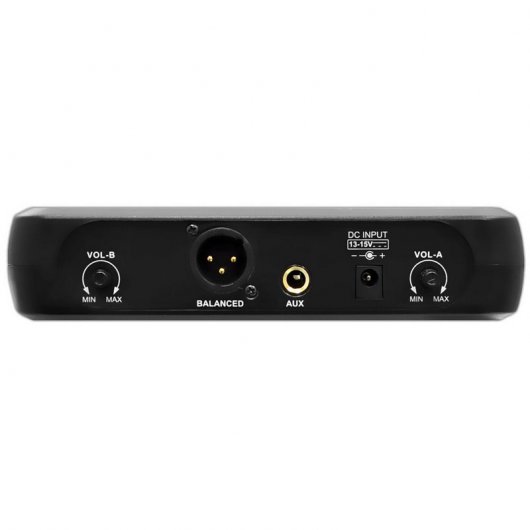 Pyle PDWM3375 Sistema Microfones Sem Fios de Mão UHF 2 Canais