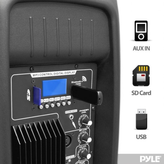 Pyle Pro PPHP1237UB Coluna Bluetooth 900W