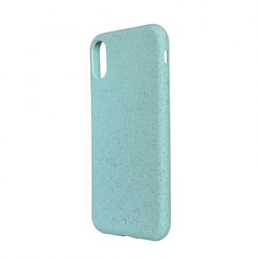 The Earth Case Funda Biodegradable Turquesa Foca para iPhone XR