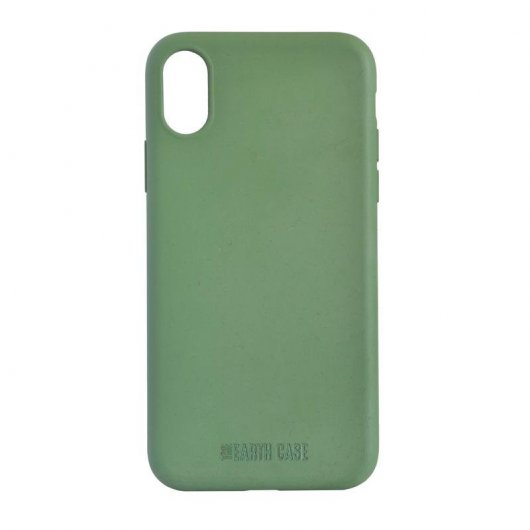 The Earth Case Original Funda Biodegradable Verde Oscuro para iPhone X/XS