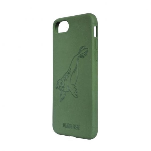 The Earth Case Funda Biodegradable Verde Oscuro Foca para iPhone 7/8