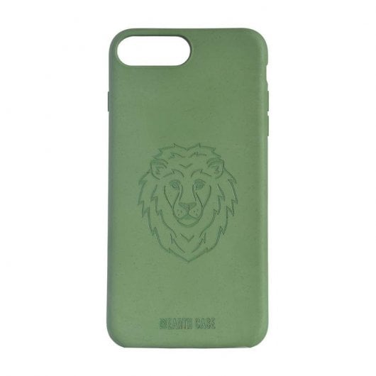 The Earth Case Funda Biodegradable Verde Oscuro León para iPhone 7 Plus/8 Plus