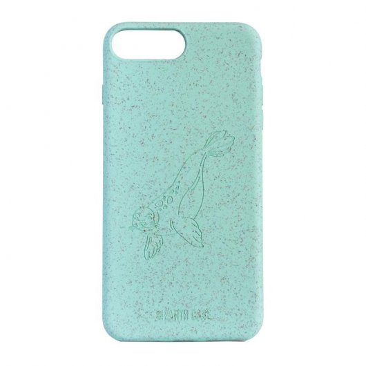 The Earth Case Funda Biodegradable Turquesa Foca para iPhone 7 Plus/8 Plus
