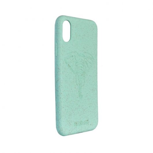 The Earth Case Funda Biodegradable Turquesa Elefante para iPhone X/XS