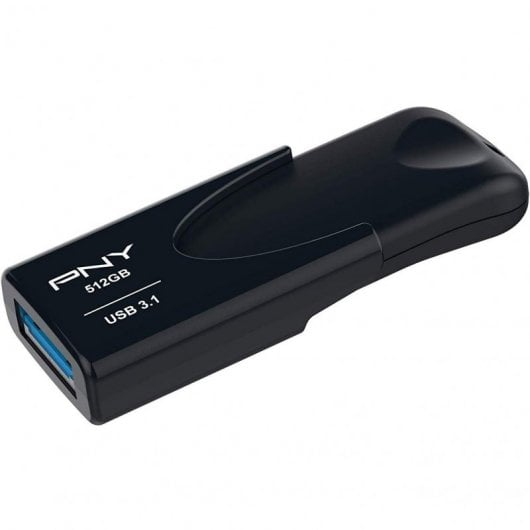 PNY Attache 4 lecteur USB flash 512 Go USB Type-A 3.2 Gen 1 (3.1 Gen 1) Noir