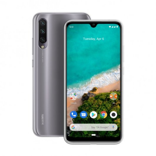 Nueboo Funda TPU Gel Transparente para Xiaomi Mi A3