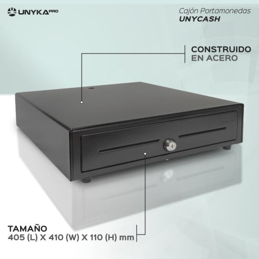 UNYKAch Cajón Portamonedas Negro