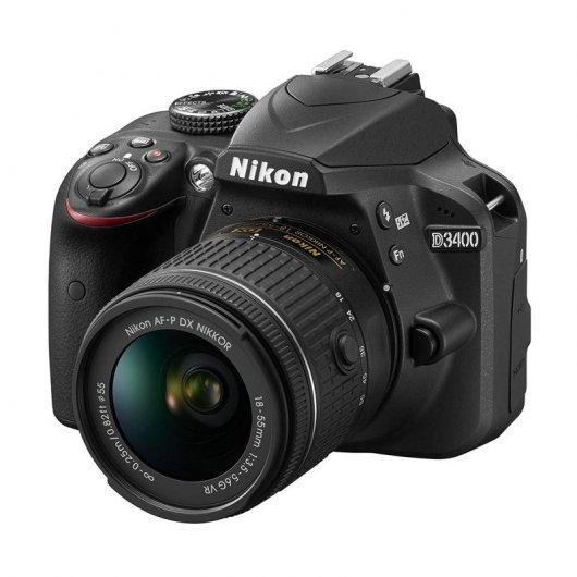 Nikon D3400 24,2 MP Bluetooth + objectif AF-P 18-55 mm F3.5-5.6 VR
