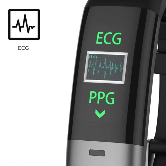 Prixton AT810 Smartband ECG Negra