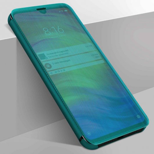 Avizar Funda Translúcida Acabado Surcado Verde para Xiaomi Redmi Note 7