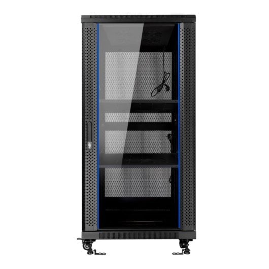 Aiten Data Armario Rack Suelo 19" 27U 600 x 600 x 1390 mm Montado con Accesorios