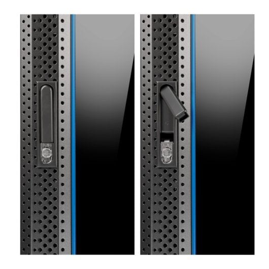 Aiten Data Armario Rack Suelo 19" 47U 600 x 600 x 2285 mm Montado con Accesorios