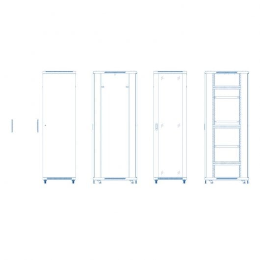 Aiten Data AI8842 Armadio Rack 19" 42U 800x800