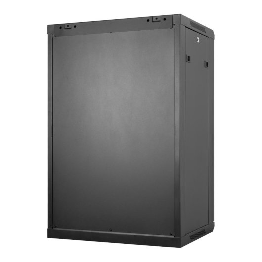 Aiten Data Rack-Schrank zur Wandmontage, 19 Zoll, 18 HE, 600 x 450 x 910 mm, montiert mit Zubehör