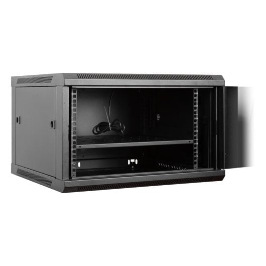 Aiten Data Armario Rack Mural 19" 6U 600 x 600 x 370 mm Montado con Accesorios