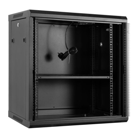 Aiten Data Armario Rack Mural 19" 12U 600 x 600 x 620 mm Montado con Accesorios