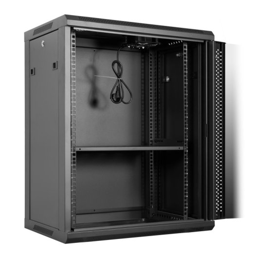 Aiten Data Armario Rack Mural 19" 15U 600 x 600 x 790 mm Montado con Accesorios