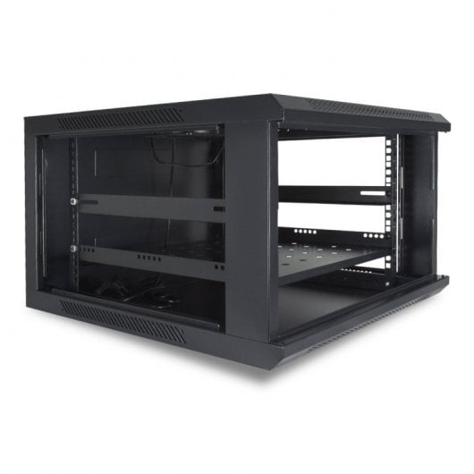 Aiten Data Armario Rack Mural 19" 15U 600 x 600 x 790 mm Montado con Accesorios