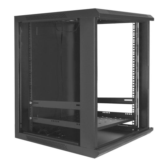 Aiten Data Armario Rack Mural 19" 18U 600 x 600 x 910 mm Montado con Accesorios